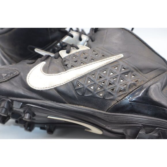 Nike Alpha Men’s Football Cleats Black & White Size 13 - Picture 6 of 7